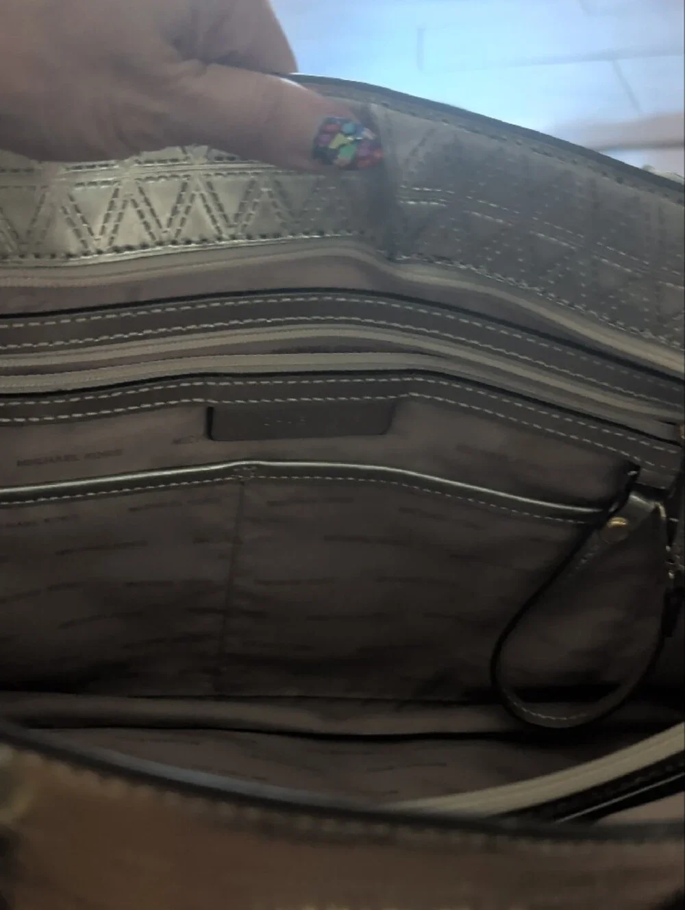Michael Kors Metallic Gold Shoulder Tote